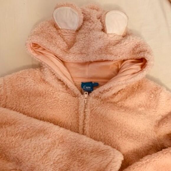 Care Bears Adult One Piece Fleece Romper Sz S Cozy Short Loungewear Pink Onesie - Picture 7 of 8